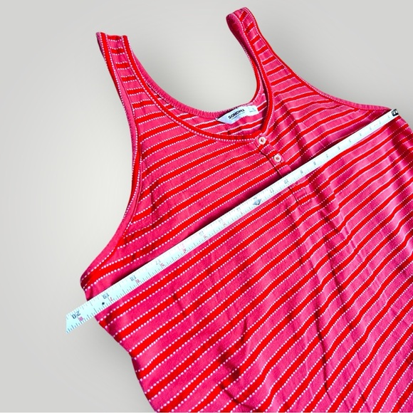 ๐ข5/$25 Sonoma Striped Pink/Red Tank Top - Picture 6 of 10